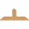 Ekena Millwork Portland Timber Gable Bracket, Western Red Cedar, 36"W x 21"H x 1 1/2"D x 5 1/2"F, 14/12 Pitch GBW036X21X0206POR00SWR - alternate 2